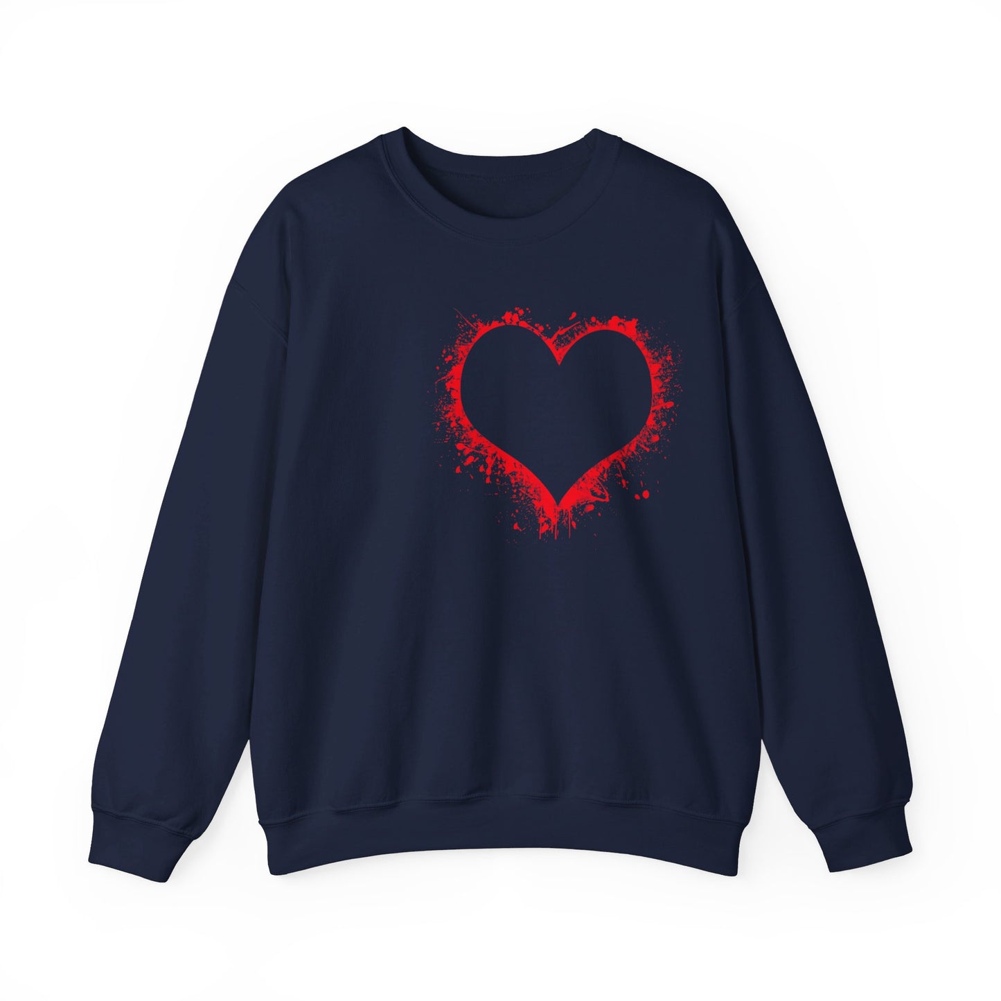 Heavy Hearted Unisex Heavy Blend™ Cotton Classic Crewneck Sweatshirt