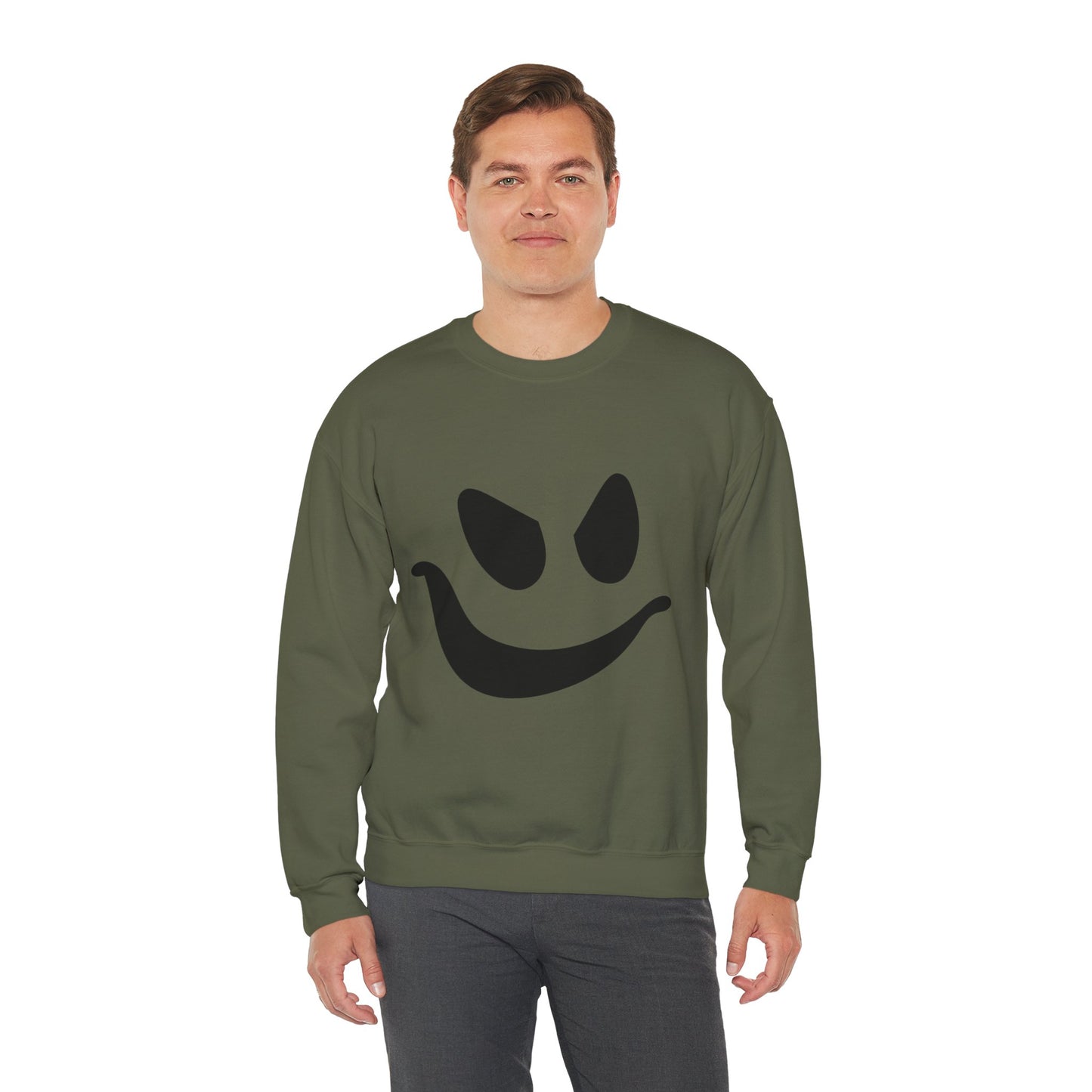 Ghost Face- Classic Graphic Print Unisex Heavy Blend™ Crewneck Sweatshirt