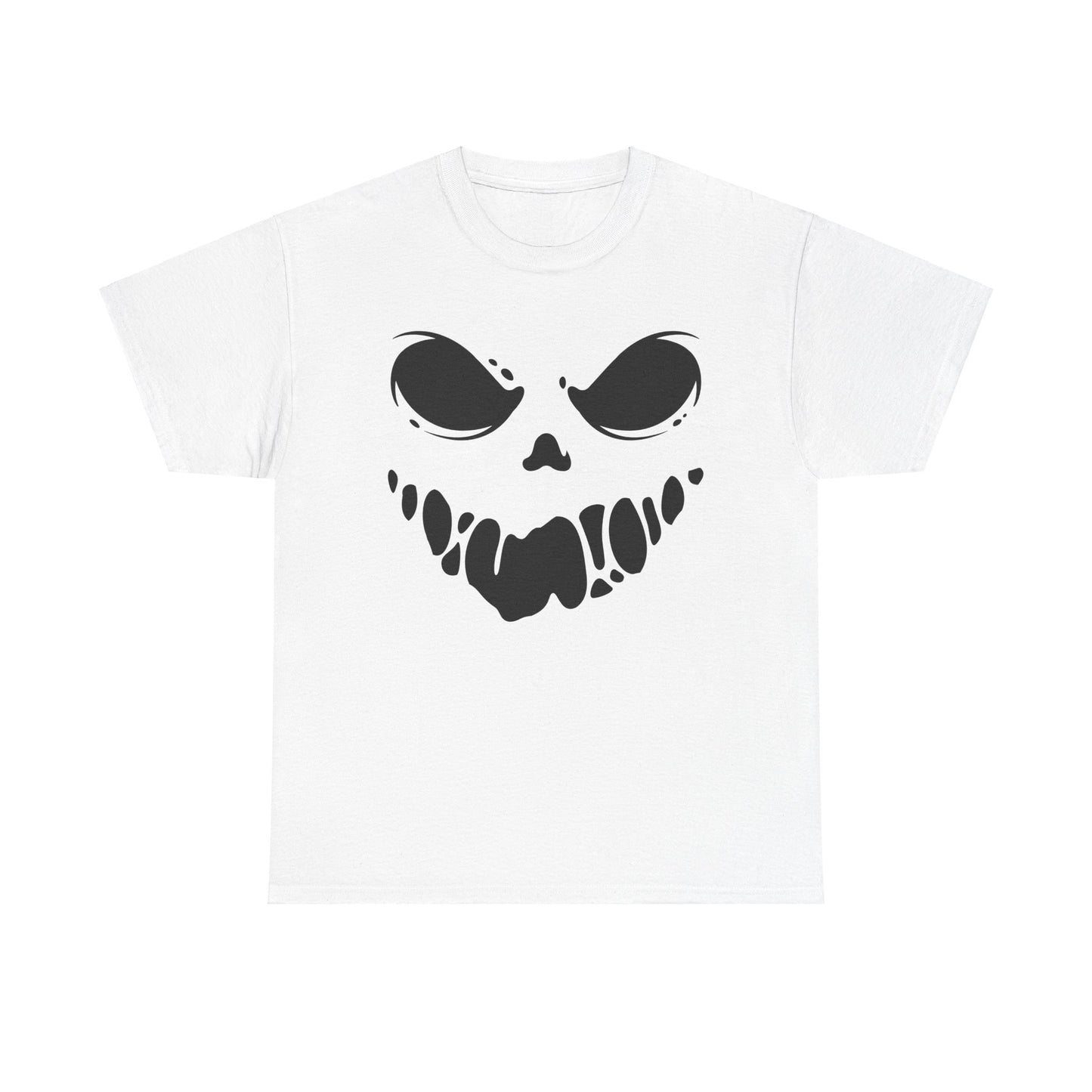 Ghoul Face- Classic Graphic Print Unisex Heavy 100% Cotton Tee