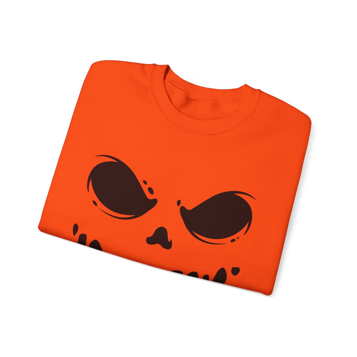 Ghoul Face- Graphic Print Unisex Heavy Blend™ Crewneck Sweatshirt