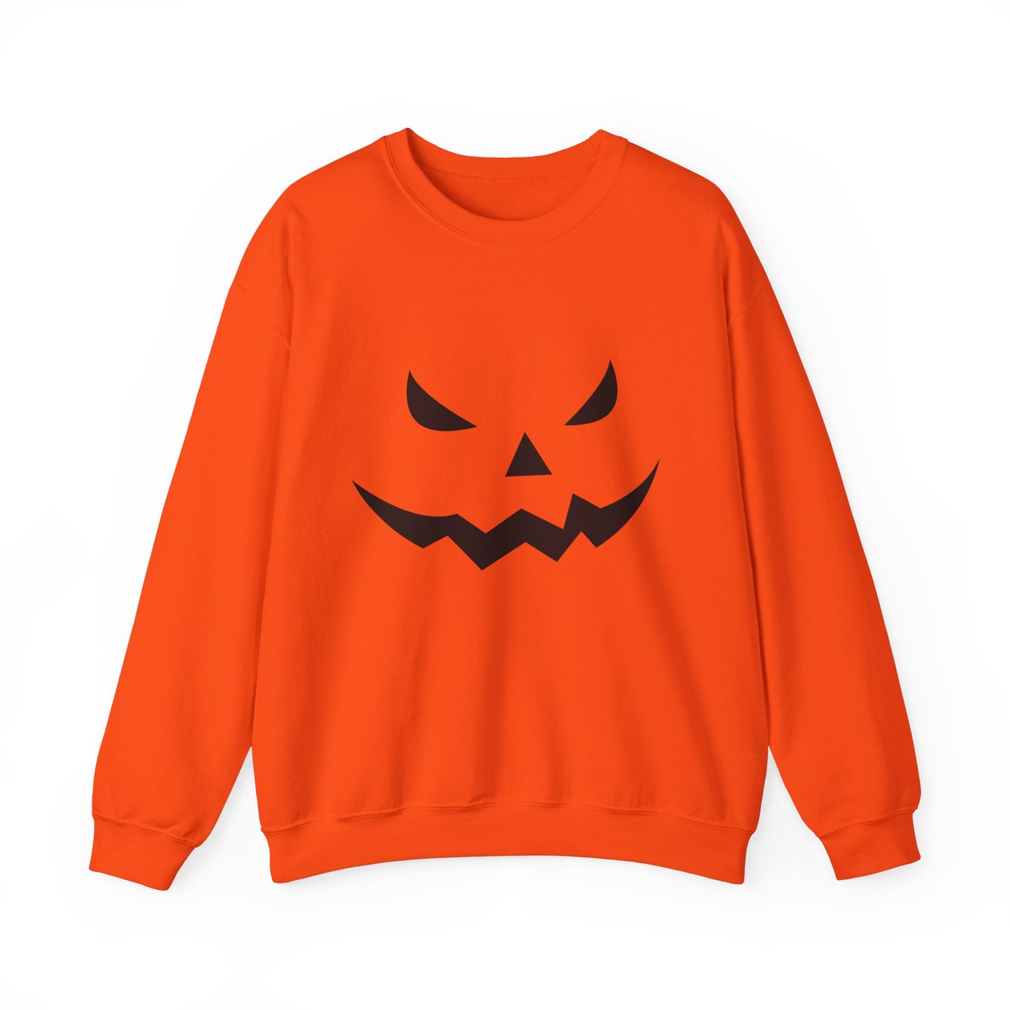 Pumpkin Face- Classic Graphic Print Unisex Heavy Blend™ Crewneck Sweatshirt