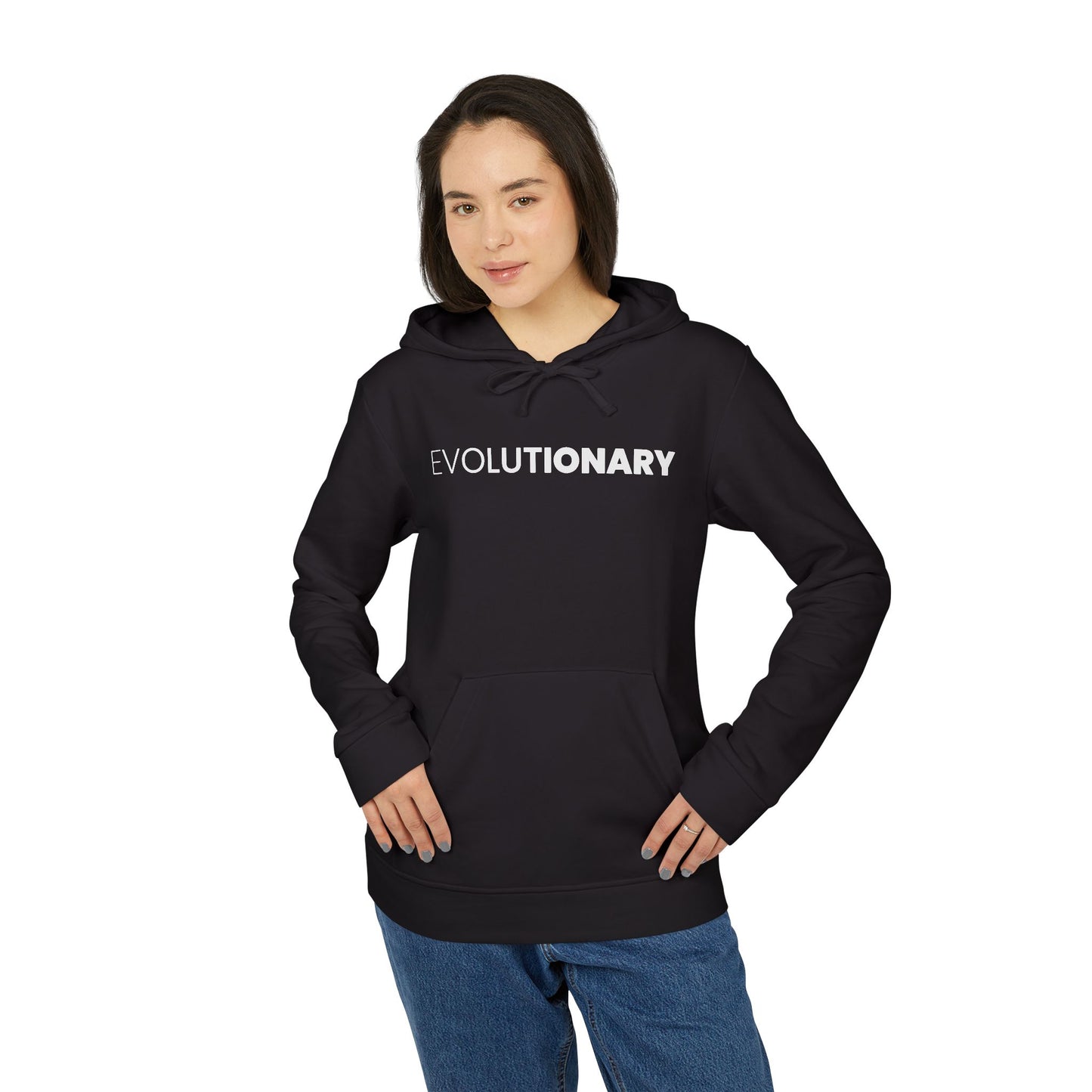 Evolutionary - Adidas® Unisex Graphic Print Fleece Hoodie Sweatshirt