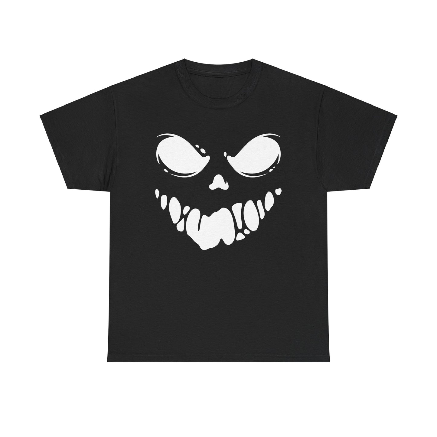Ghoul Face- Classic Graphic Print Unisex Heavy 100% Cotton Tee