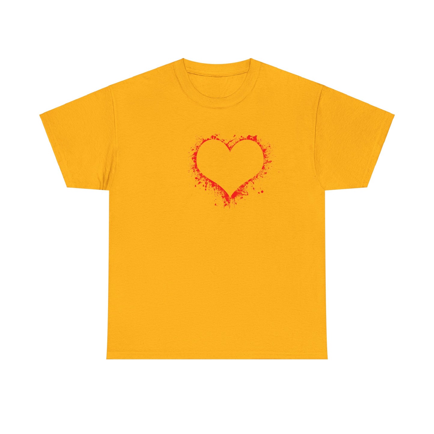 Heavy Hearted Unisex 100% Cotton Graphic Tee