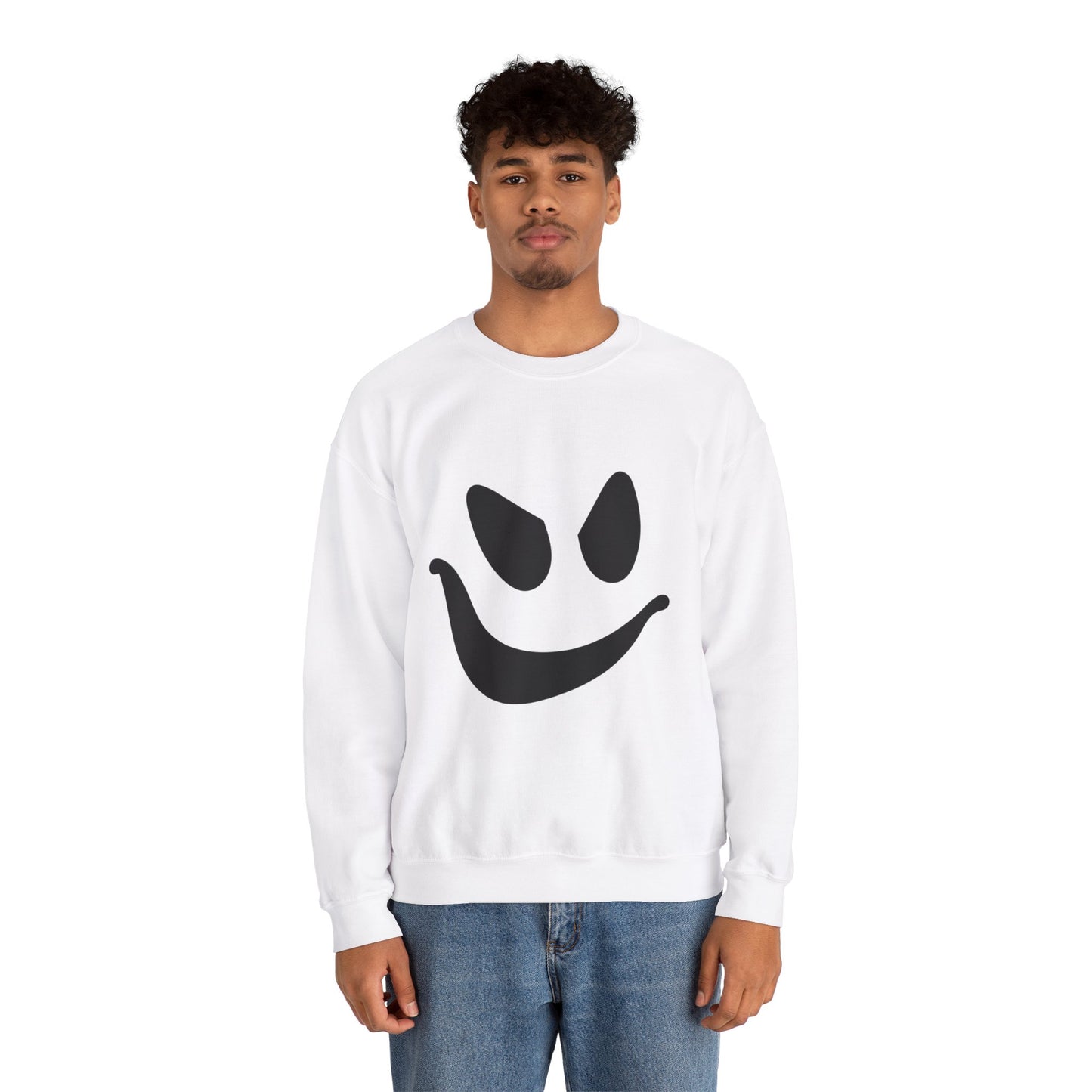 Ghost Face- Classic Graphic Print Unisex Heavy Blend™ Crewneck Sweatshirt