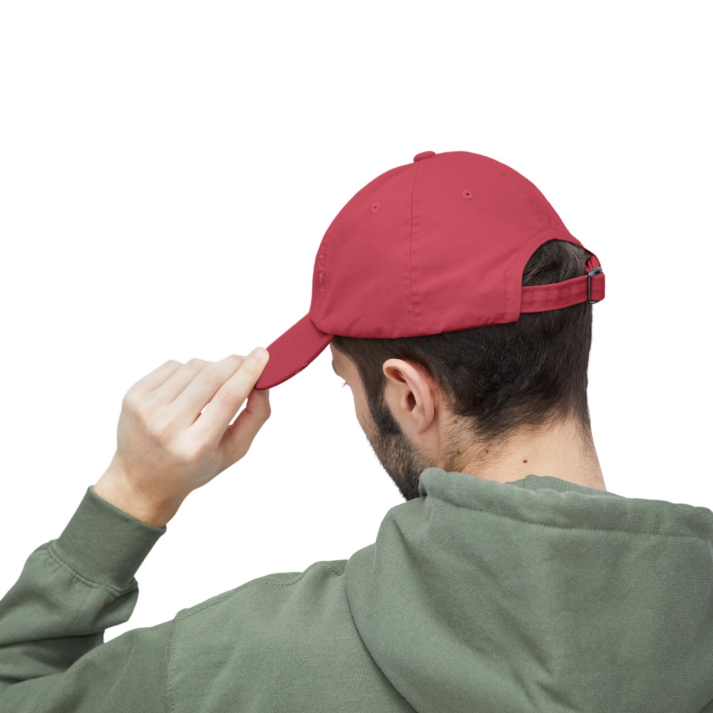 Heart & Bones- Unisex Graphic Distressed Cap 100% Cotton