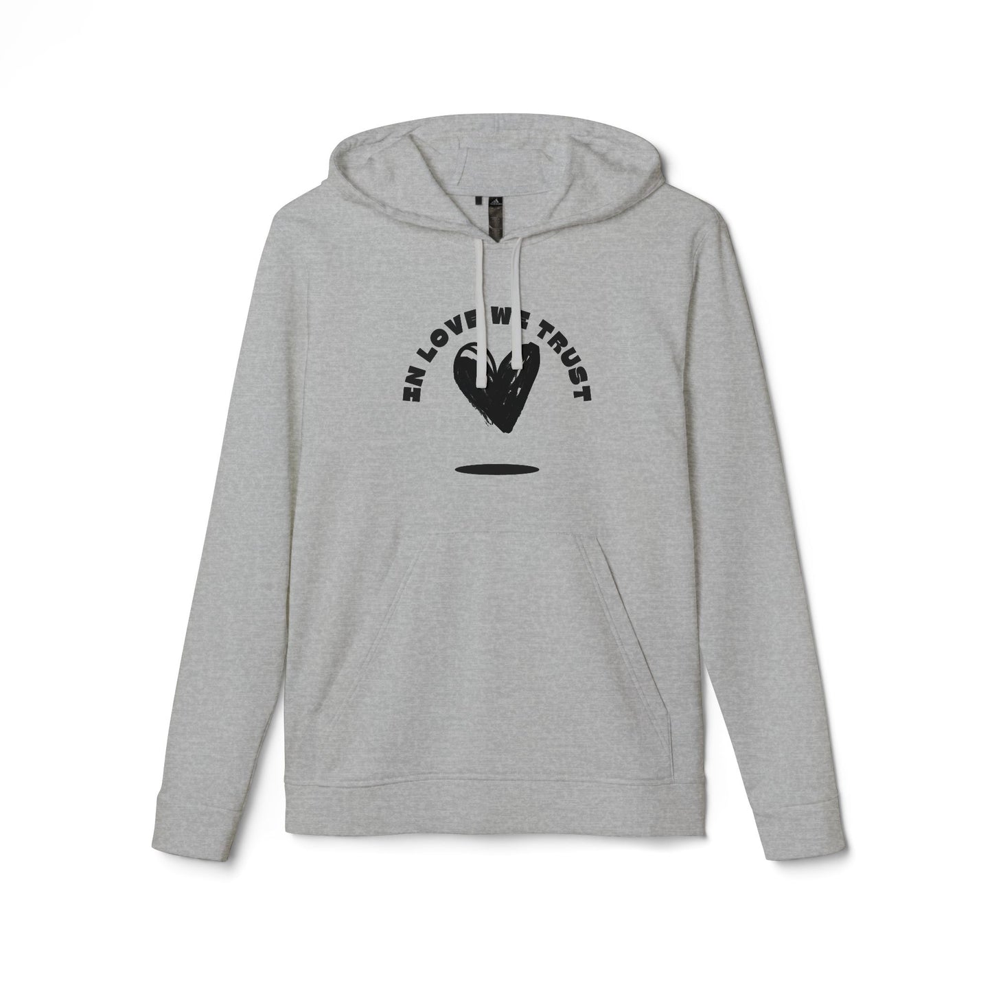 In Love We Trust - Adidas Graphic Print Unisex Fleece Hoodie