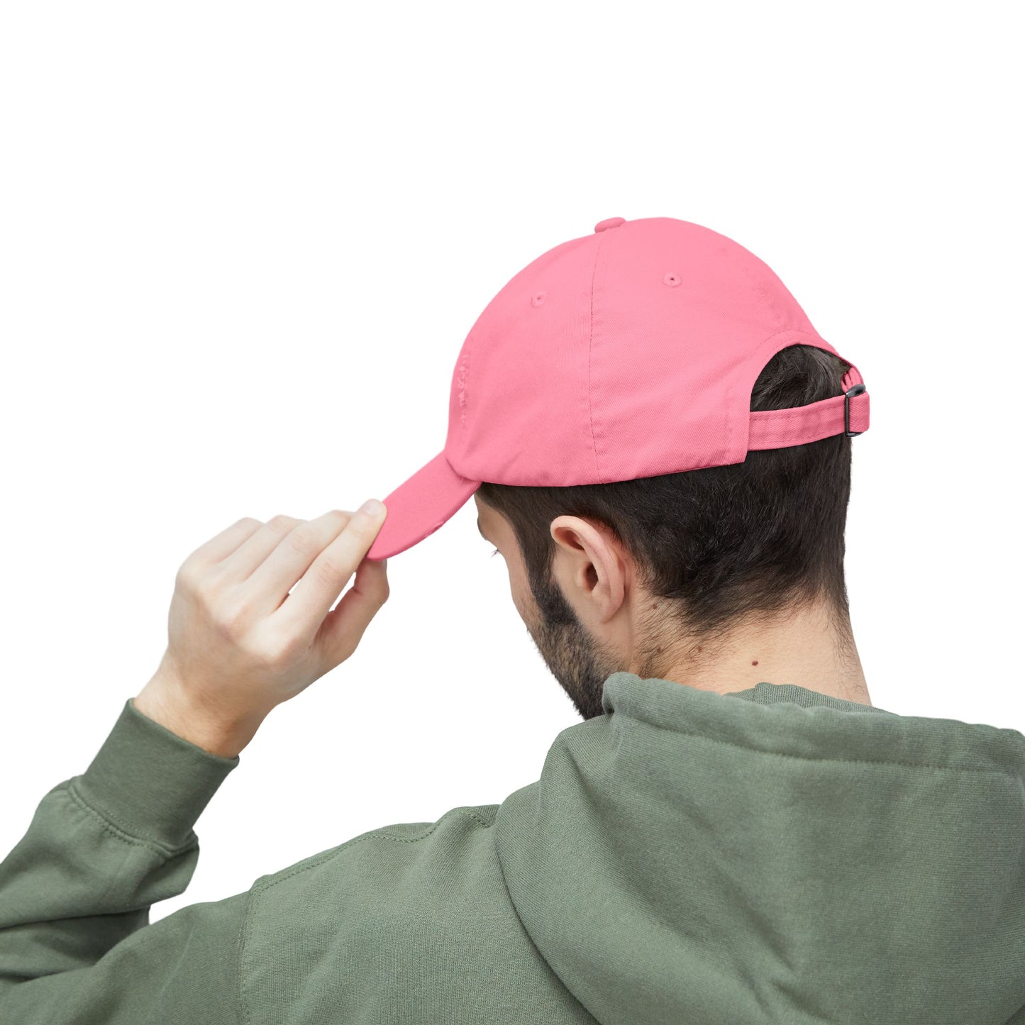 Heart & Bones- Unisex Graphic Distressed Cap 100% Cotton