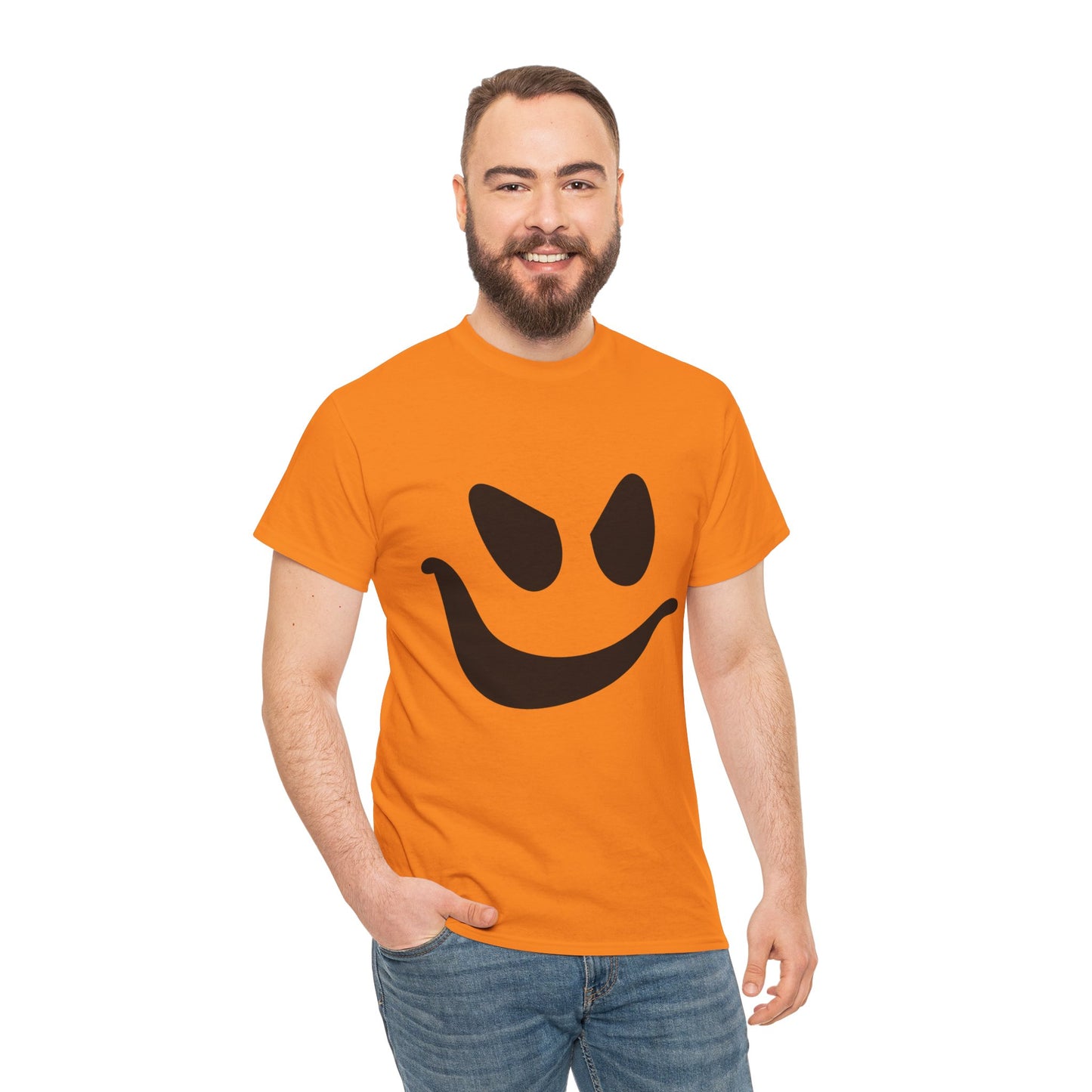 Ghost Face- Graphic Print Unisex Heavy 100% Cotton Tee
