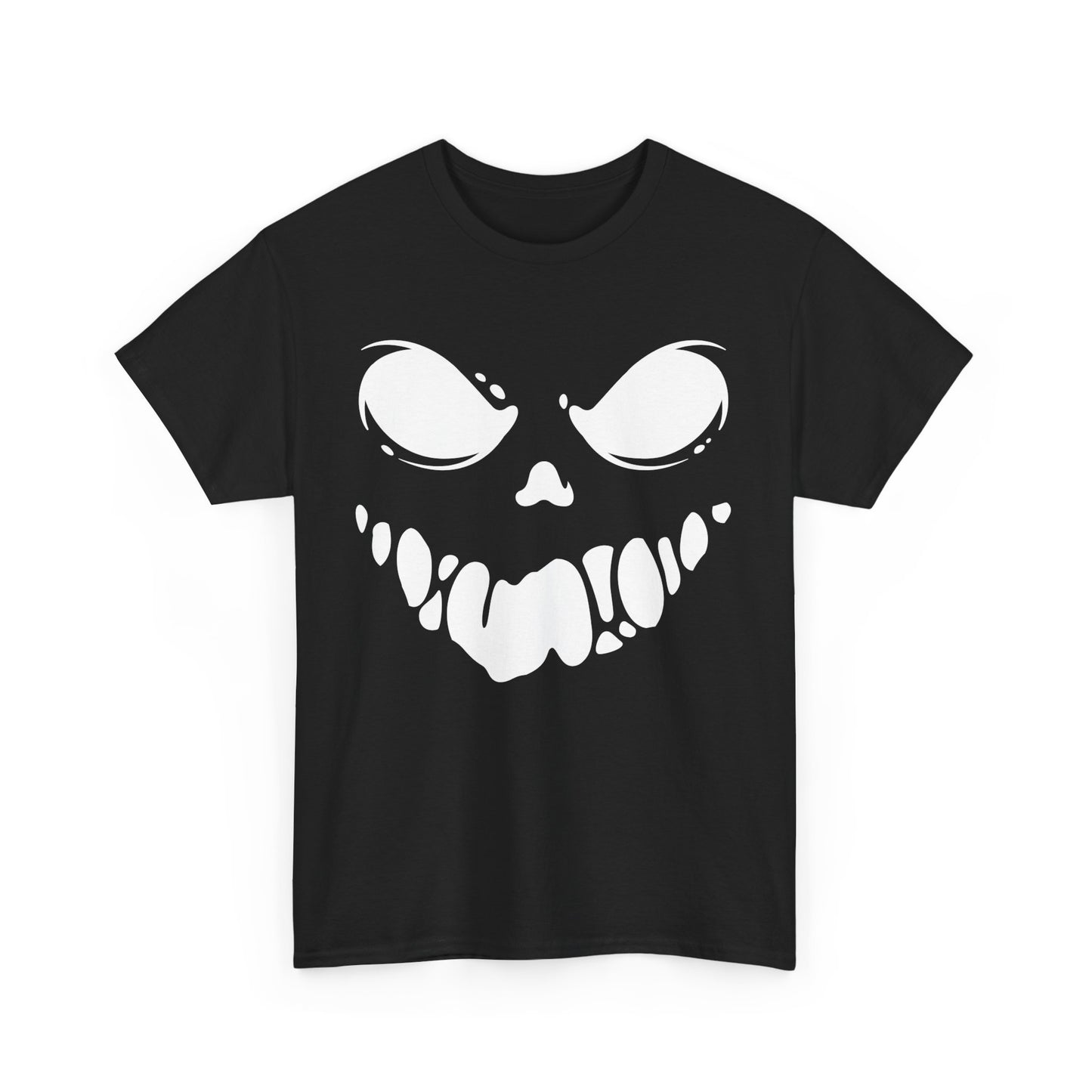 Ghoul Face- Classic Graphic Print Unisex Heavy 100% Cotton Tee