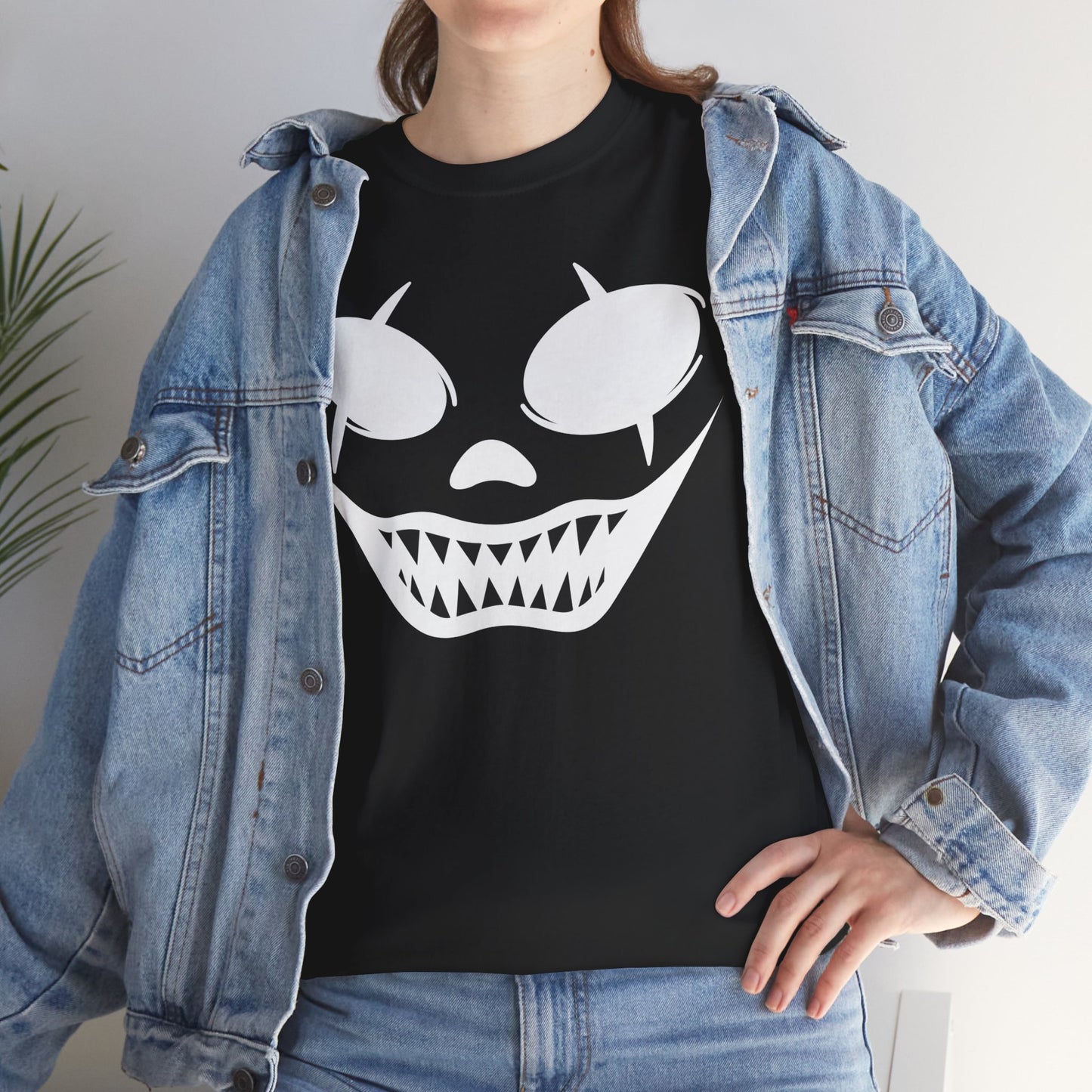 Clown Face- Classic Graphic Print Unisex Heavy 100% Cotton Tee