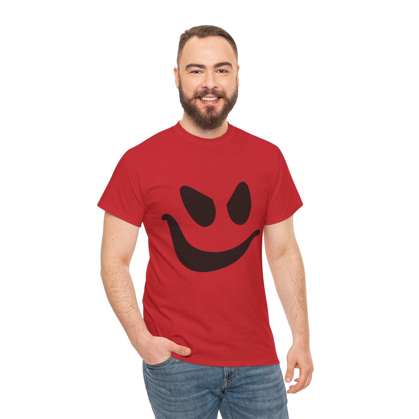 Ghost Face- Graphic Print Unisex Heavy 100% Cotton Tee