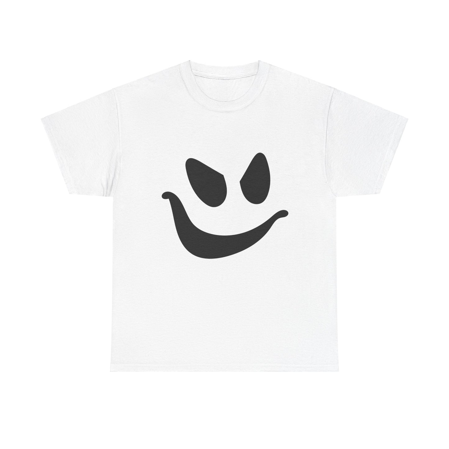 Ghost Face- Graphic Print Unisex Heavy 100% Cotton Tee