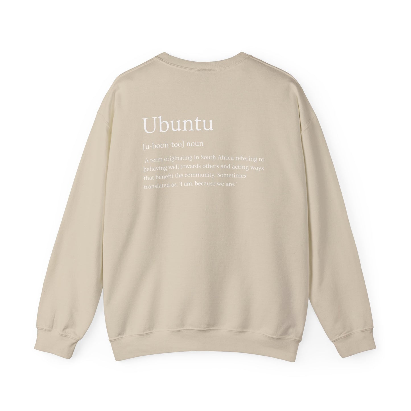 Love Cloth Ubuntu - Unisex Heavy Blend™ Crewneck Graphic Print Sweatshirt