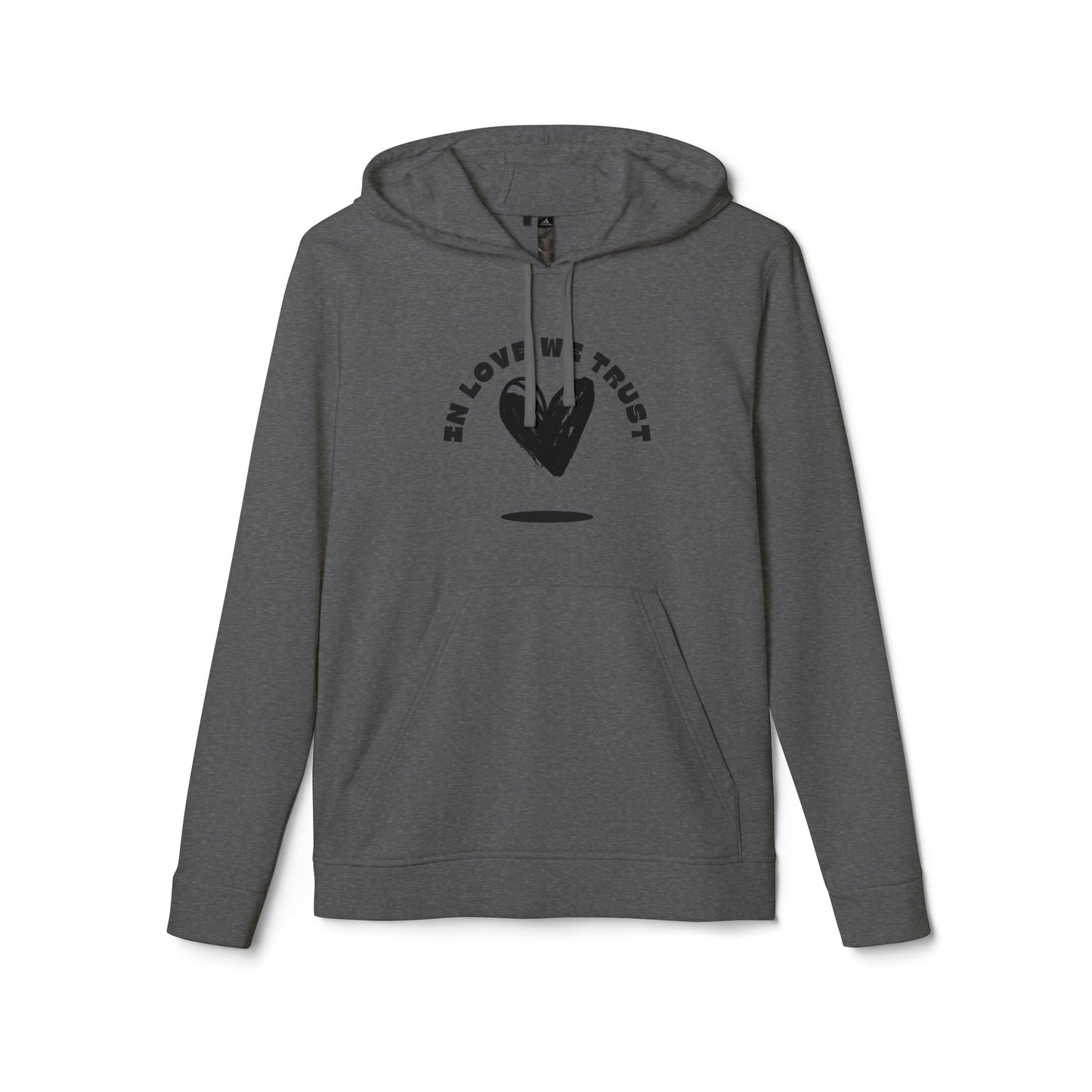 In Love We Trust - Adidas Graphic Print Unisex Fleece Hoodie