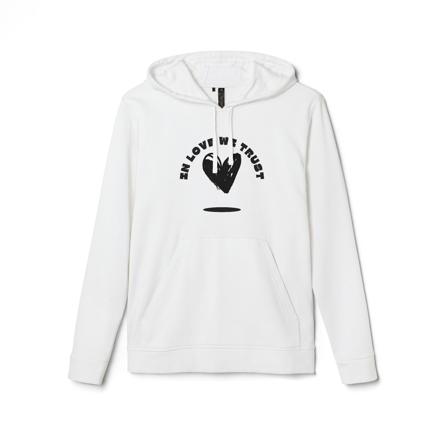 In Love We Trust - Adidas Graphic Print Unisex Fleece Hoodie
