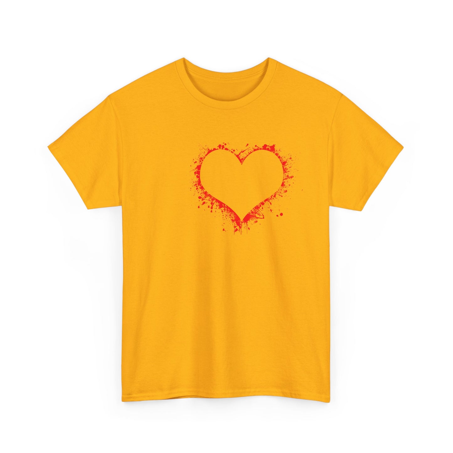Heavy Hearted Unisex 100% Cotton Graphic Tee