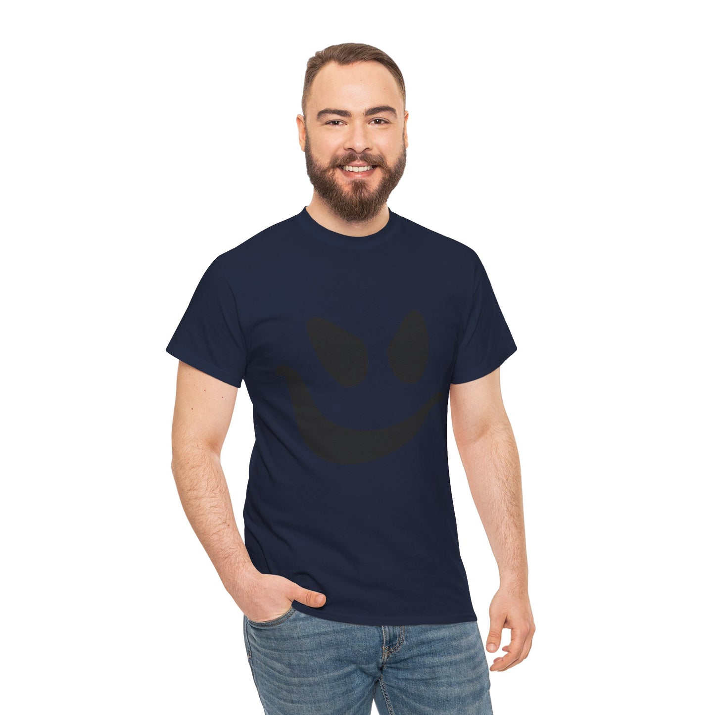 Ghost Face- Graphic Print Unisex Heavy 100% Cotton Tee