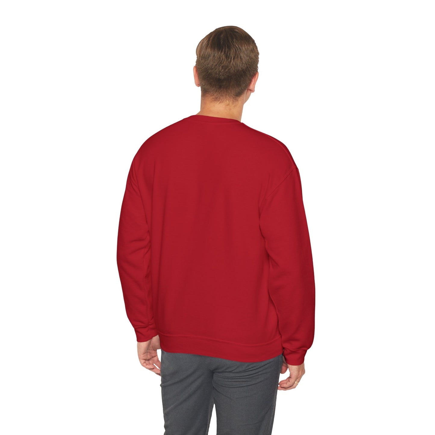 Ghoul Face- Graphic Print Unisex Heavy Blend™ Crewneck Sweatshirt