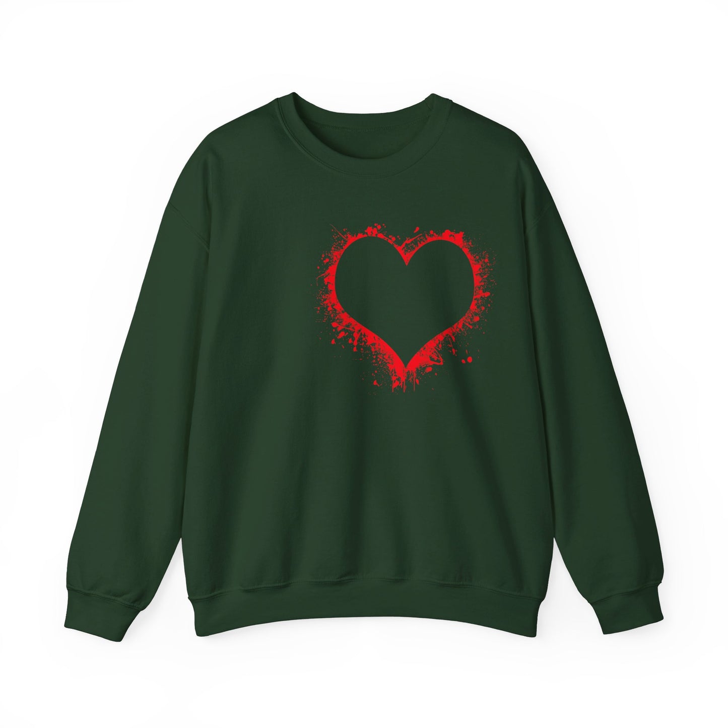 Heavy Hearted Unisex Heavy Blend™ Cotton Classic Crewneck Sweatshirt
