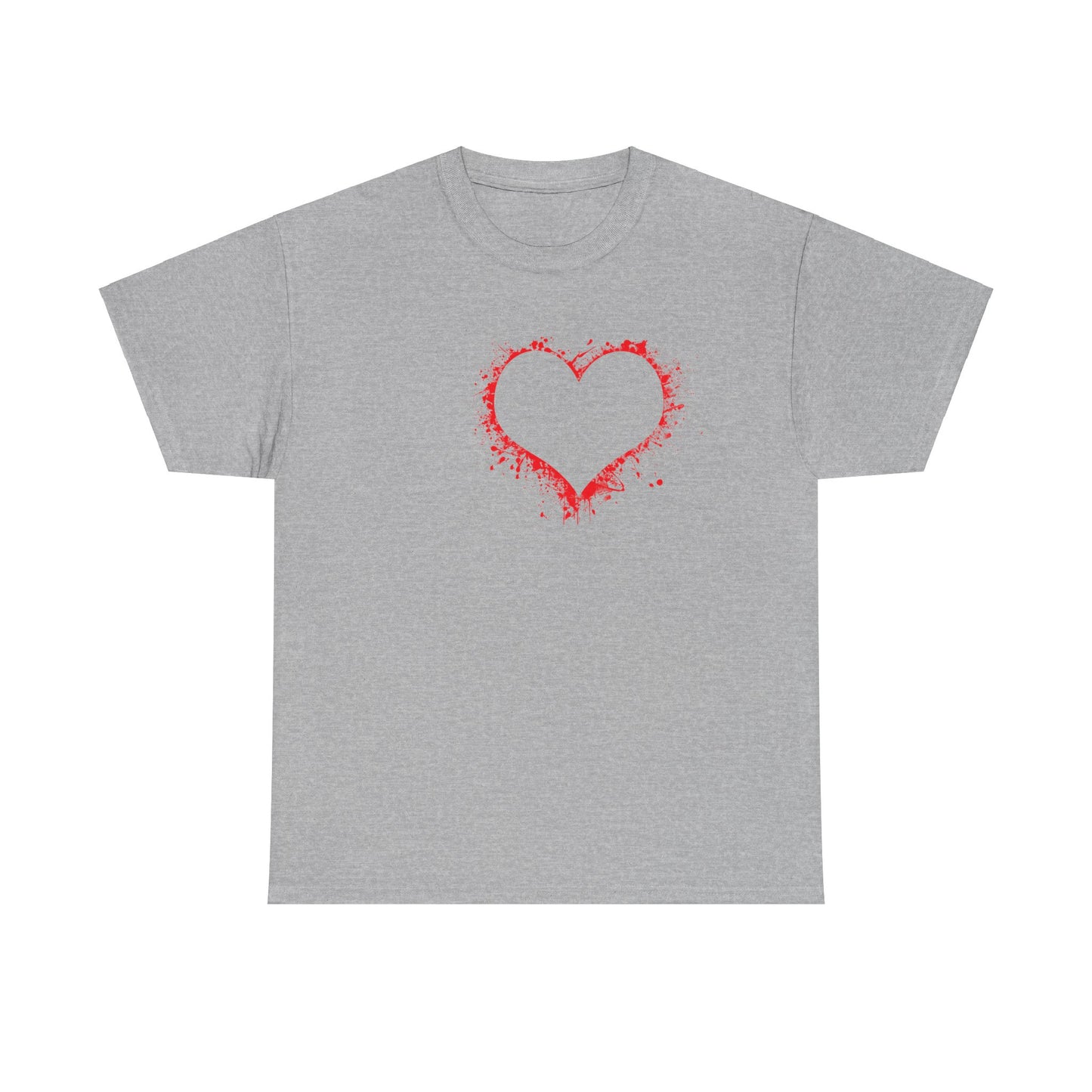 Heavy Hearted Unisex 100% Cotton Graphic Tee