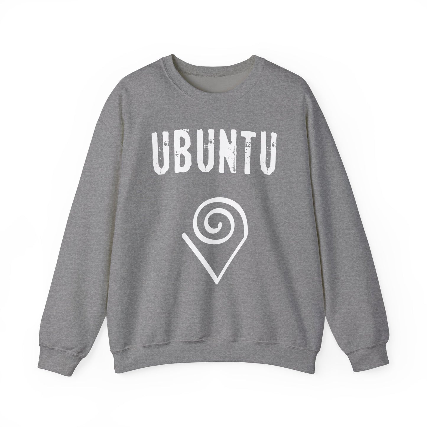 Love Cloth Ubuntu - Unisex Heavy Blend™ Crewneck Graphic Print Sweatshirt