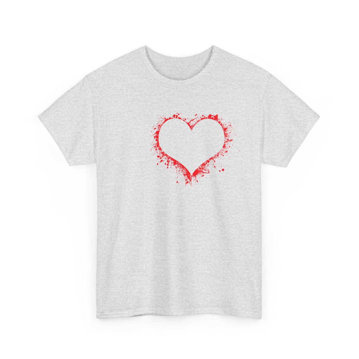 Heavy Hearted Unisex 100% Cotton Graphic Tee