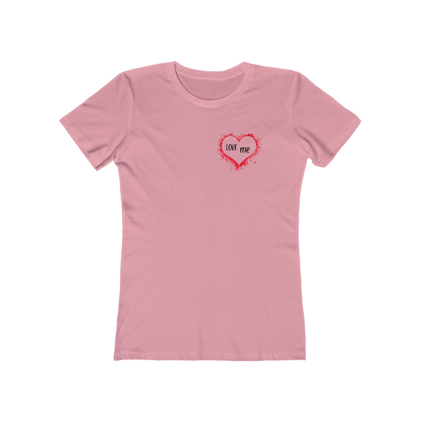 LOVE me - Boyfriend Tee for Her 100% Cotton Slim Fit