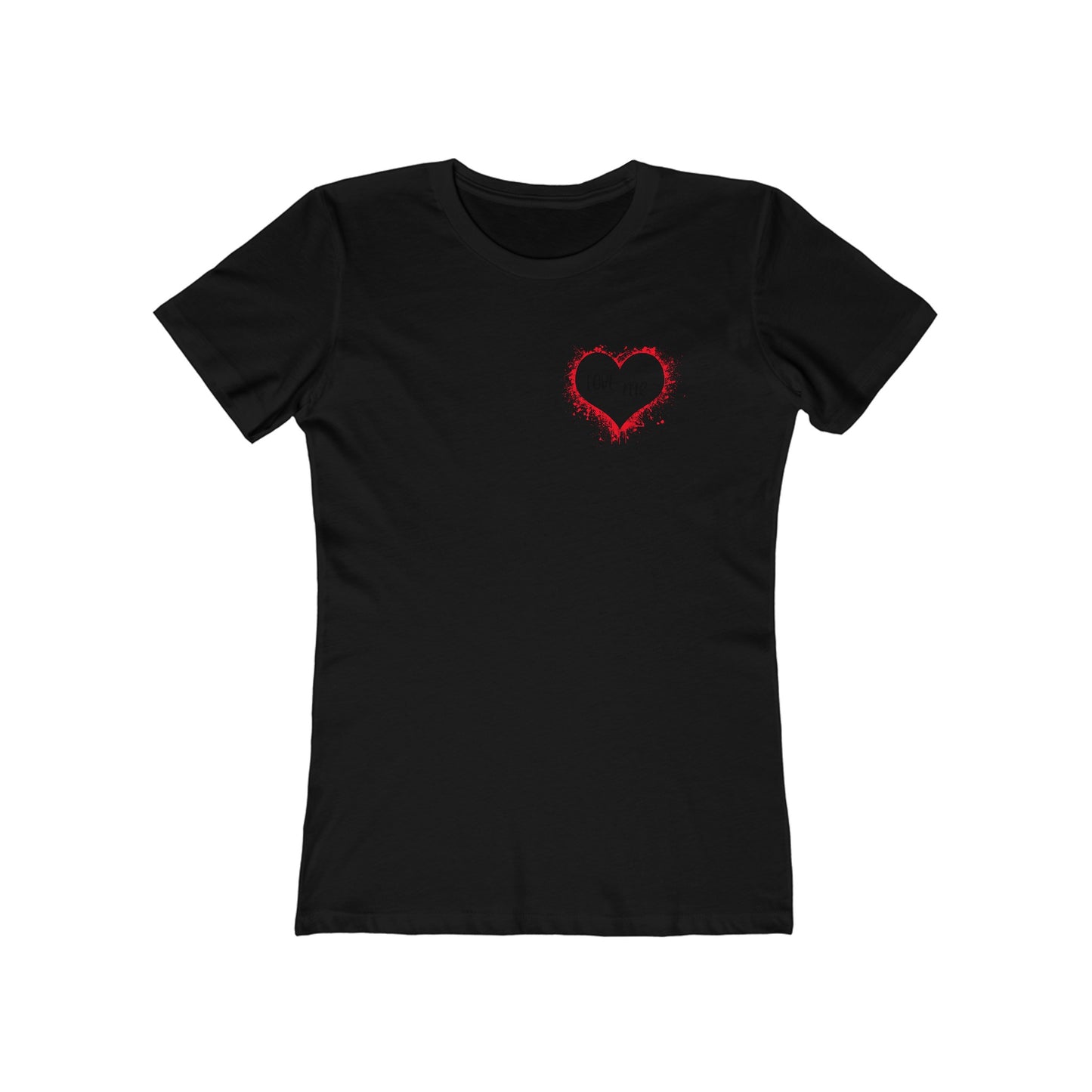 LOVE me - Boyfriend Tee for Her 100% Cotton Slim Fit