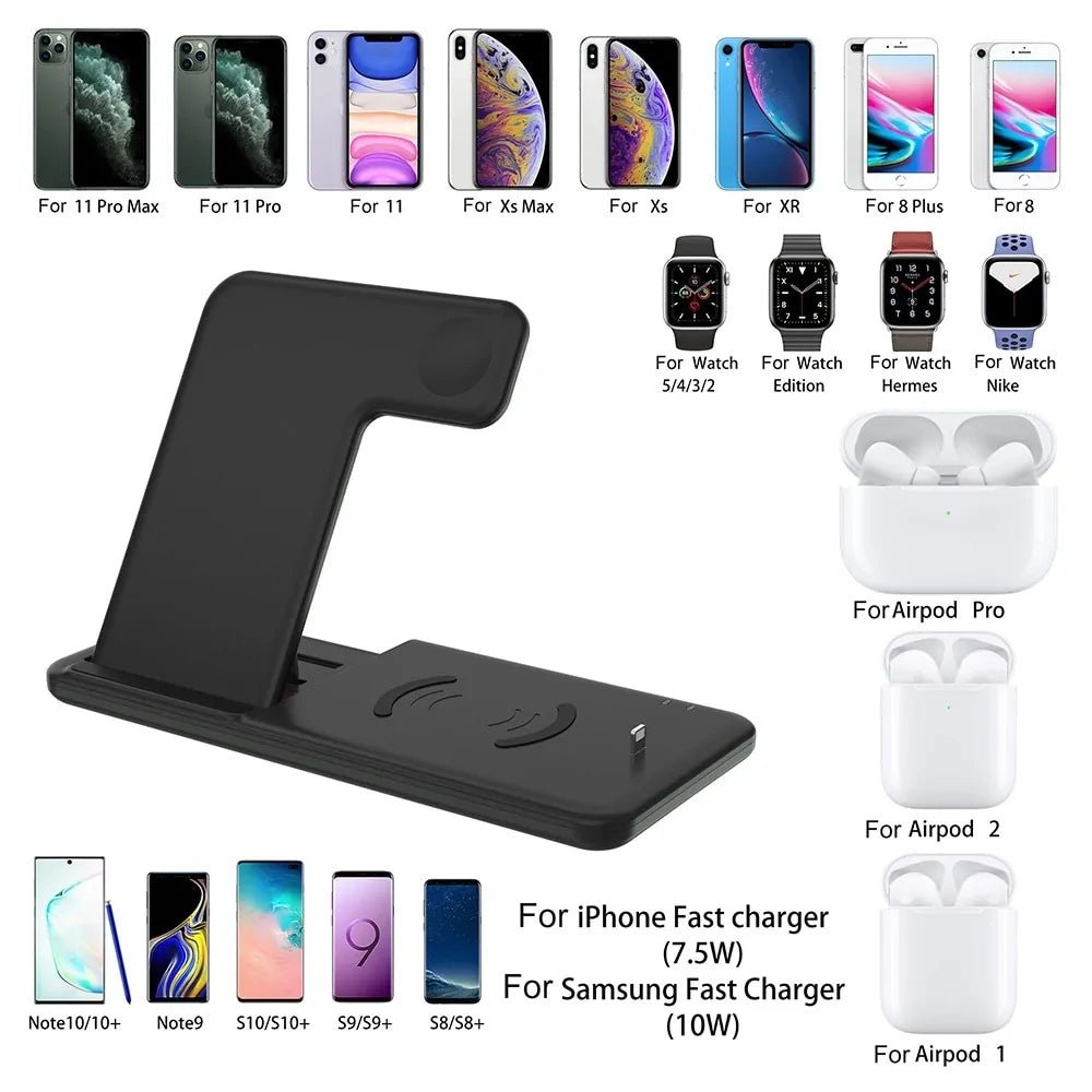4in1 Fast Wireless Charger Stand