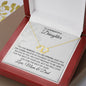 To Our Beautiful Daughter | Everlasting Love Necklace | Gift for Daughter | 10k Gold Pendant