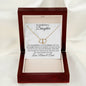 To Our Beautiful Daughter | Everlasting Love Necklace | Gift for Daughter | 10k Gold Pendant