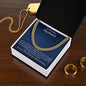 To My loving Husband | Cuban Link Chain | Gift For Husband