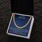 To My loving Husband | Cuban Link Chain | Gift For Husband