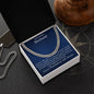 To My loving Husband | Cuban Link Chain | Gift For Husband