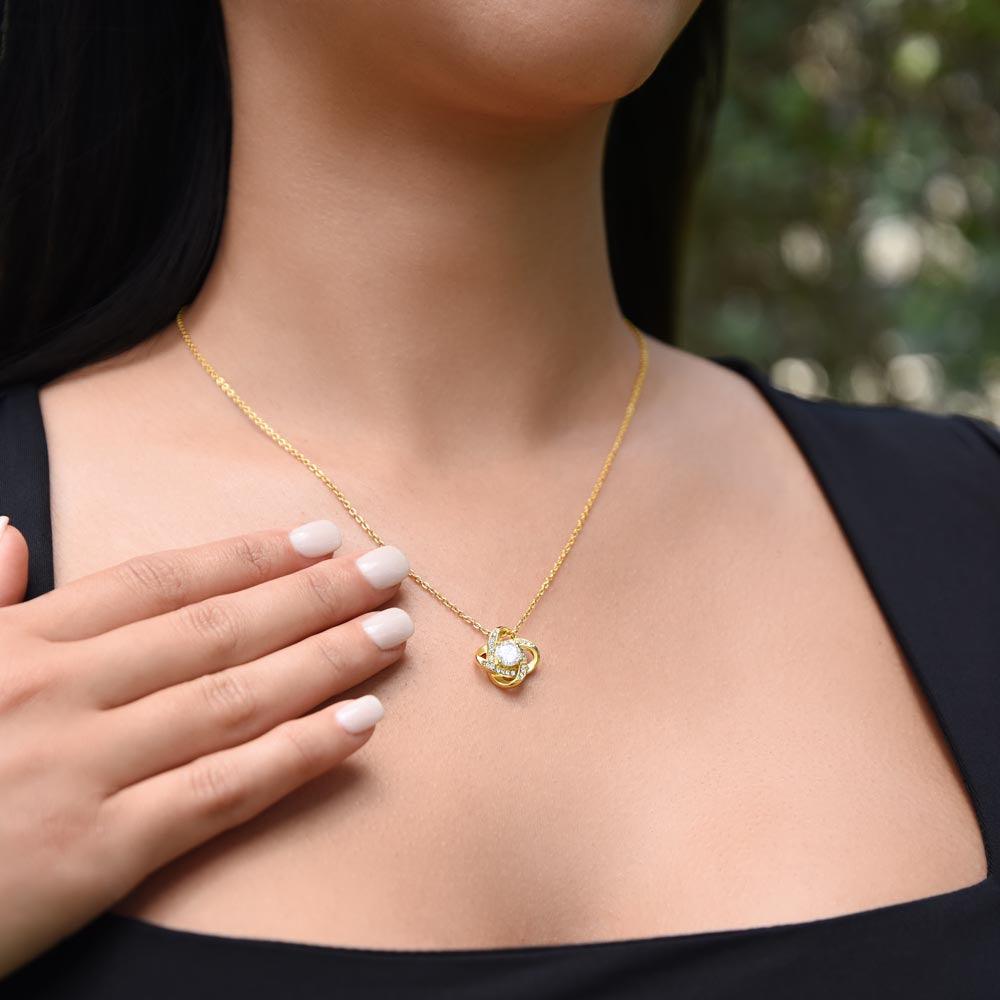 To My Daughter | Love Knot Necklace | Gift From Dad