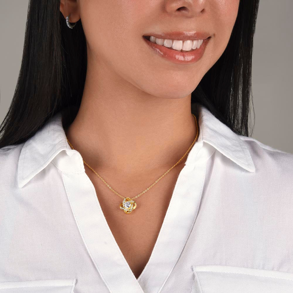 To My Daughter | Love Knot Necklace | Gift From Dad