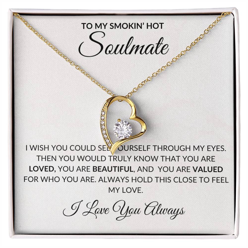 To My Soulmate | Forever Love Necklace | Gift for Her