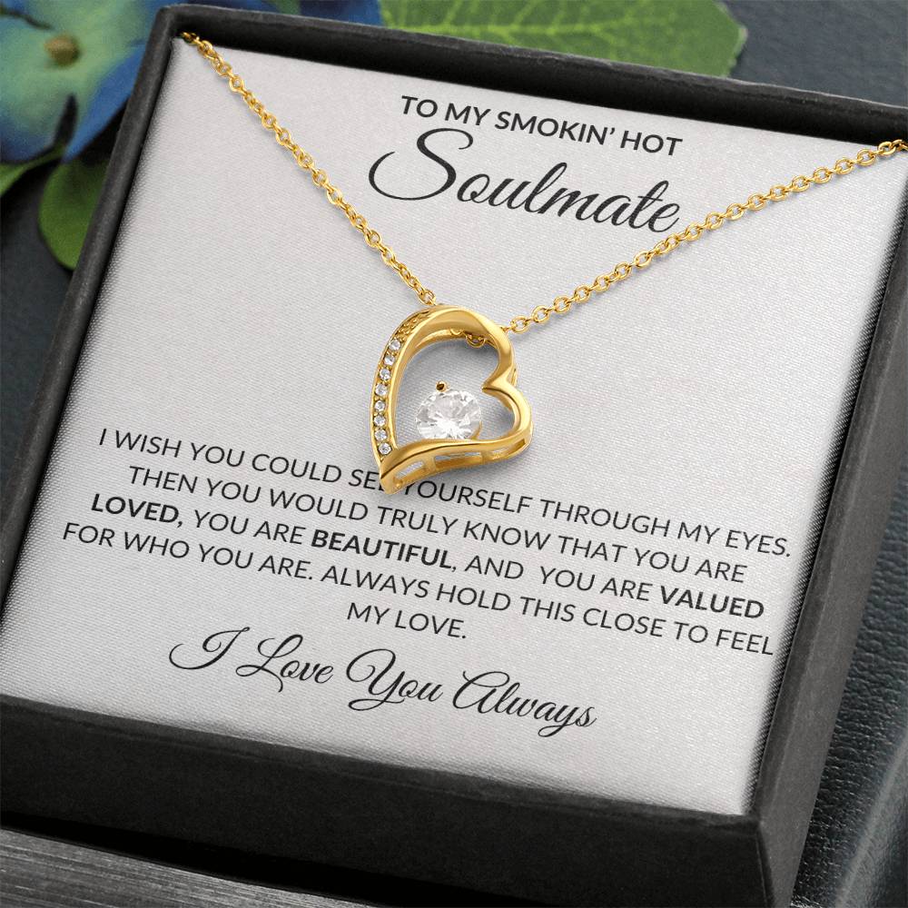 To My Soulmate | Forever Love Necklace | Gift for Her