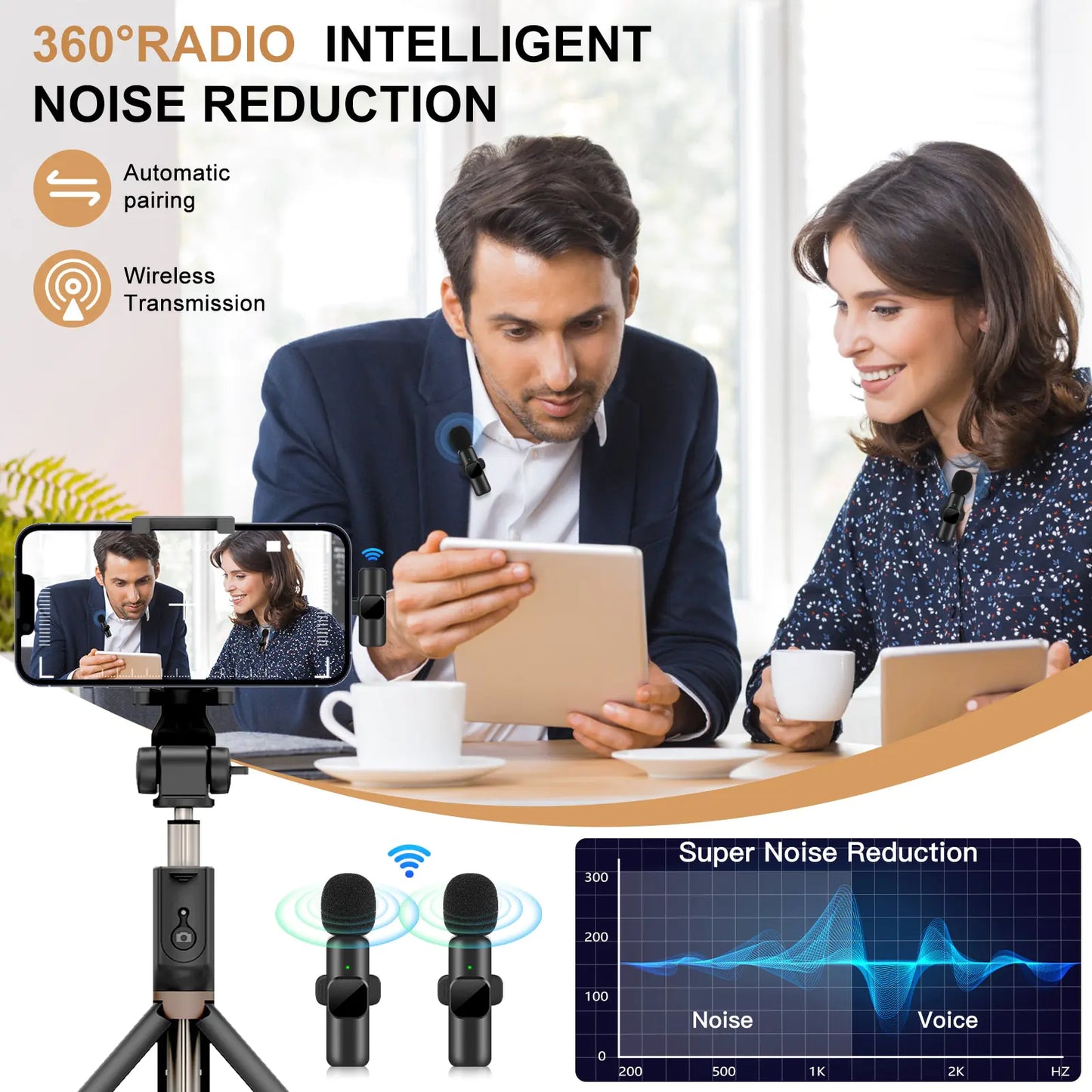Wireless Microphone - IOS and USB C Type