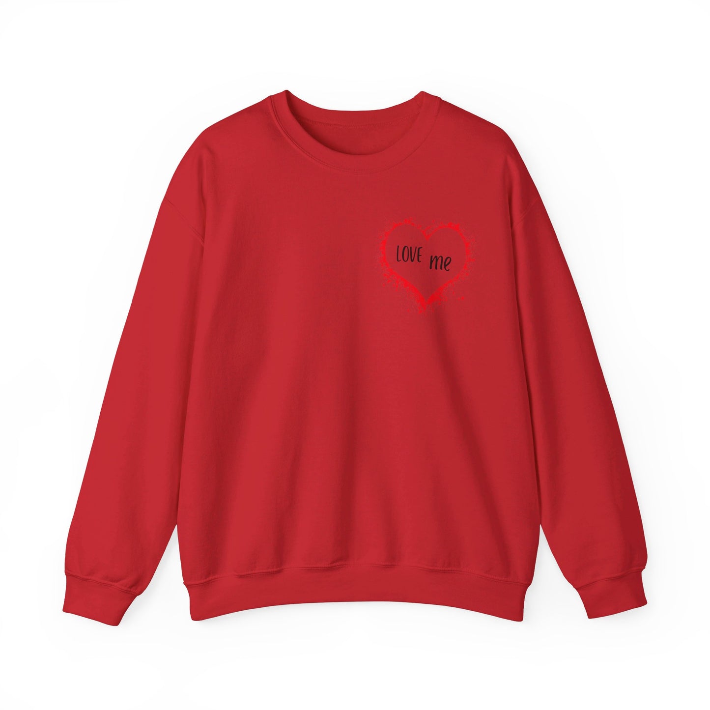 Love Me Unisex Heavy Blend™ Graphic Crewneck Sweatshirt