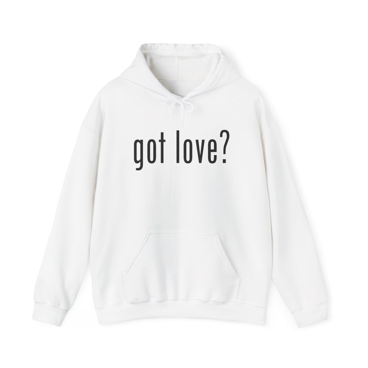 Love Cloth got love? - Classic Unisex Heavy Blend™ Hooded Graphic Print Sweatshirt