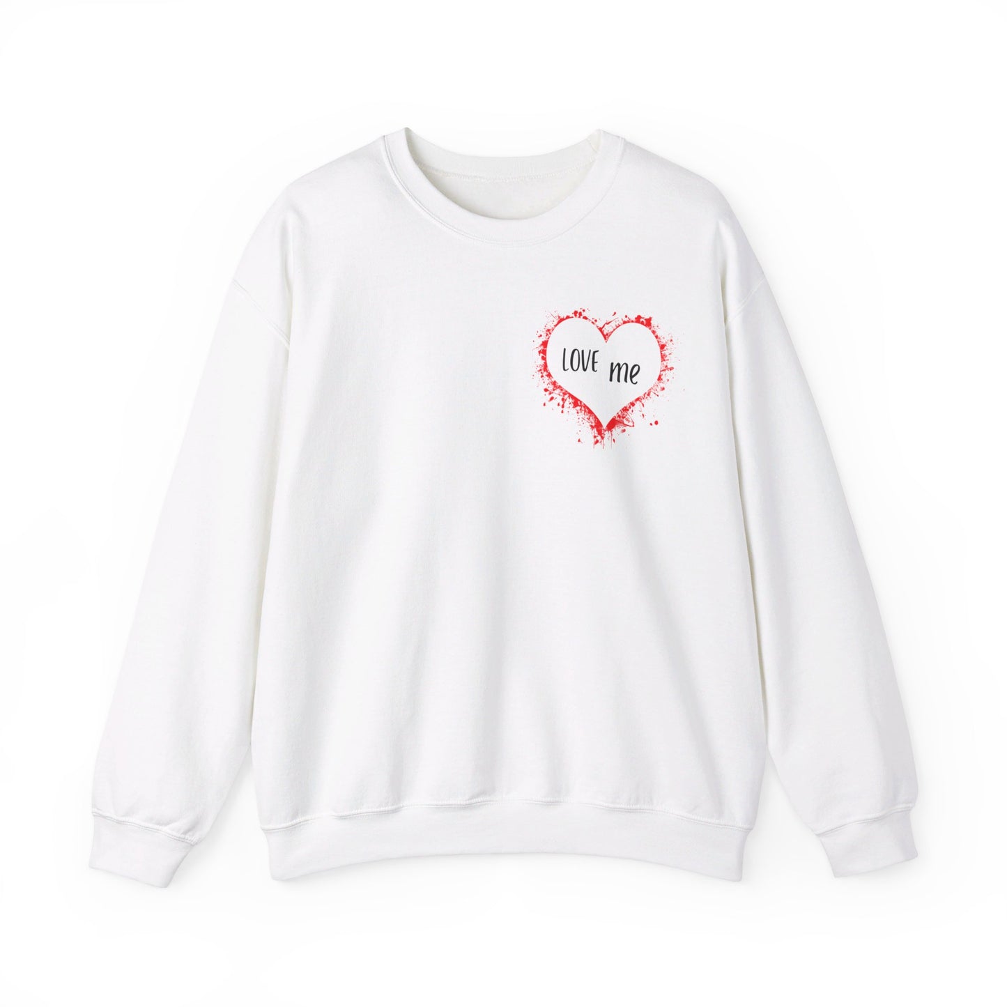 Love Me Unisex Heavy Blend™ Graphic Crewneck Sweatshirt