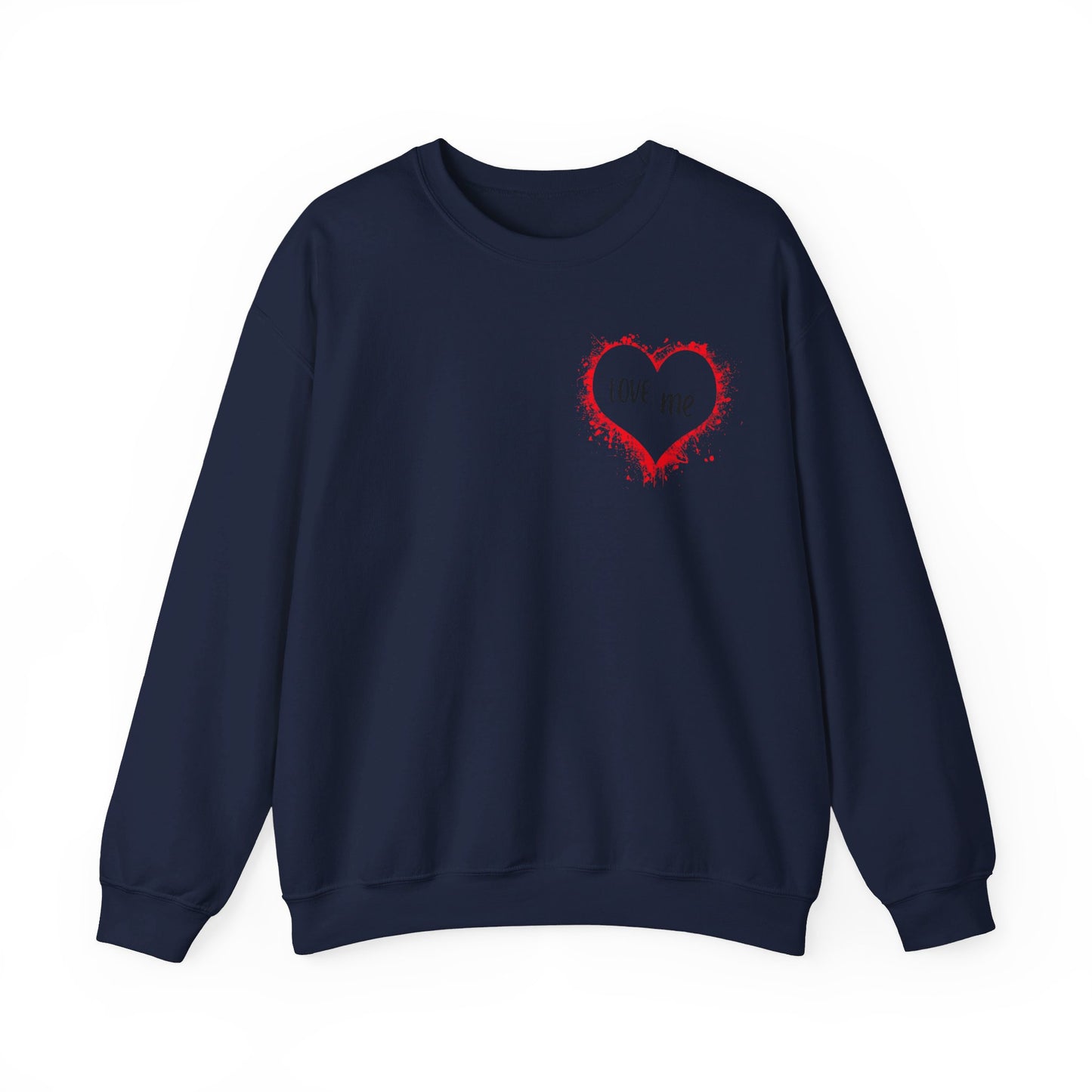 Love Me Unisex Heavy Blend™ Graphic Crewneck Sweatshirt