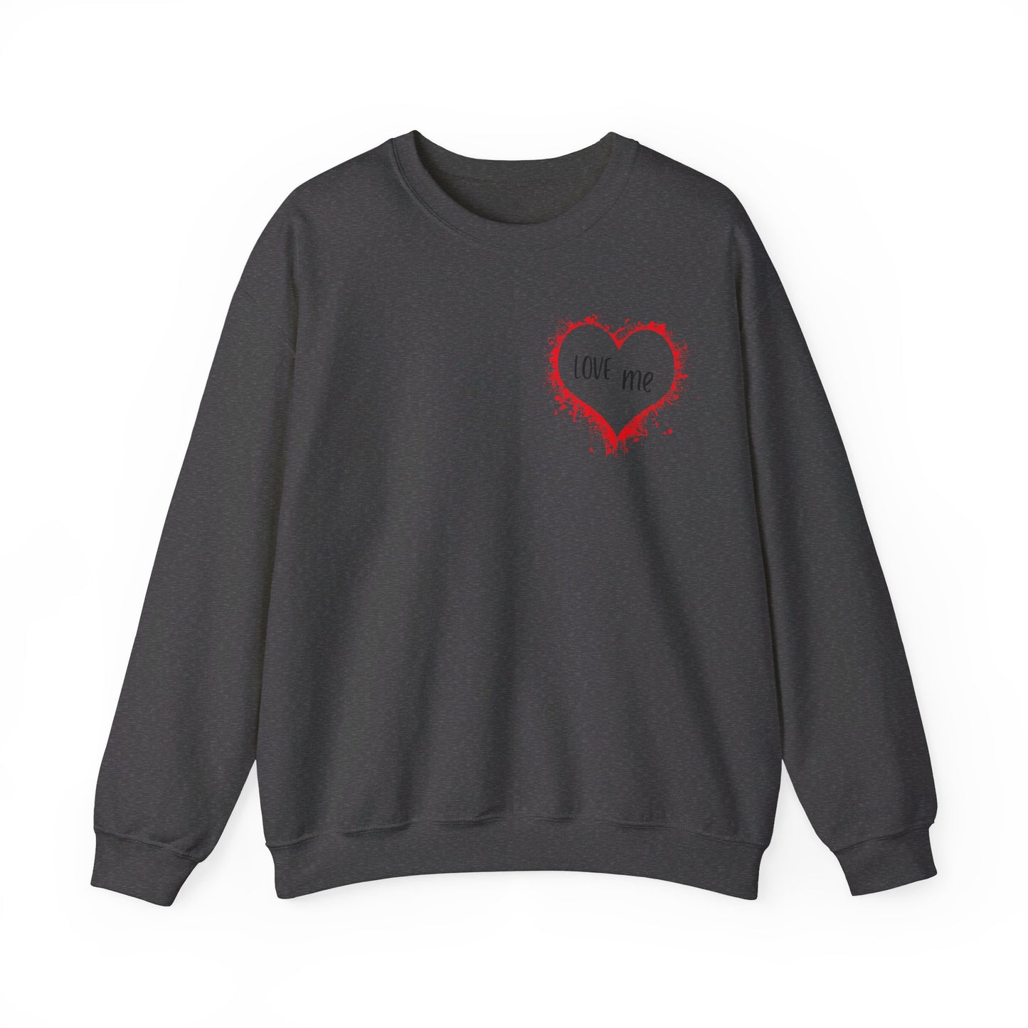 Love Me Unisex Heavy Blend™ Graphic Crewneck Sweatshirt