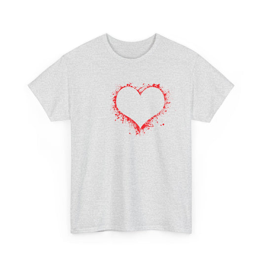 Heavy Hearted Unisex 100% Cotton Graphic Tee