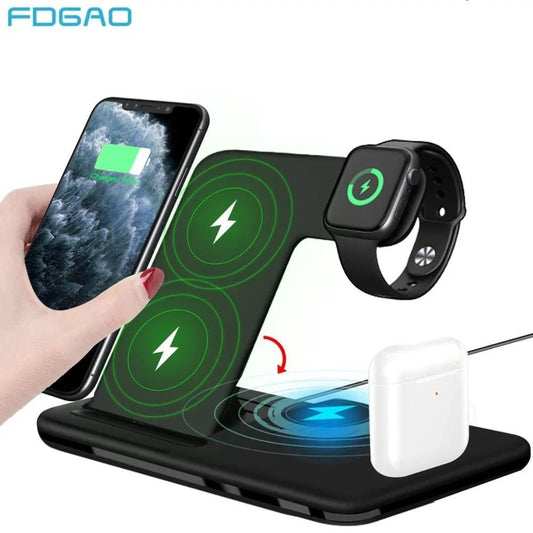 4in1 Fast Wireless Charger Stand