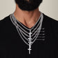 To My Amazing Man | Artisan Cross Necklace on Cuban Chain | Gift for Him